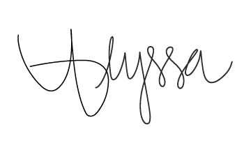 Alyssa's Signature